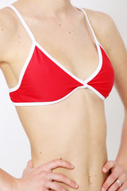 Bay Red Fitted Top