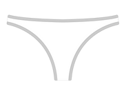 Artic White Bikini bottoms