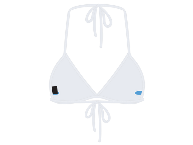 Shore Blue Bikini Top