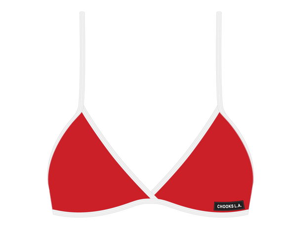 Bay Red Fitted Top