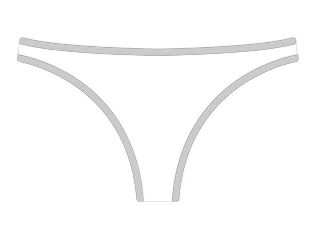 Artic White Bikini bottoms