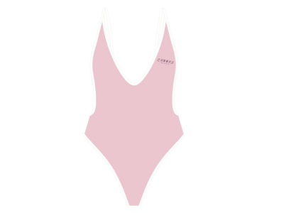 Pearl Pink Retro One-Piece