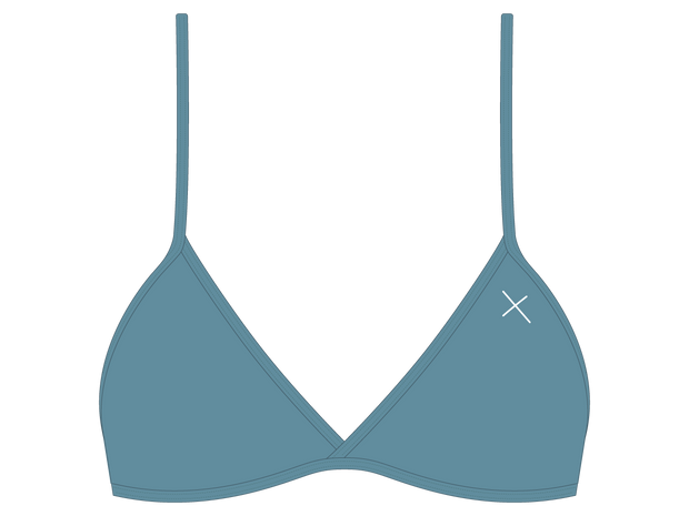 Sea Blue Fitted Top II